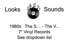 1980s 7" VINYLS - VARIOUS ARTISTS / TITLES - THE S... - THE V... - EX / VG+