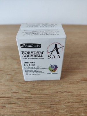 Schmincke Horadam Aquarell Aquarellfarbe Metall Set 6x5ml Tuben