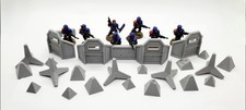3D Printed Terrain Infantry Barriers Defense Walls Perfect For 40K Or Kill Team