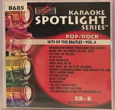 SC8685 BEATLES    SOUND CHOICE KARAOKE CDG LOT FL GA