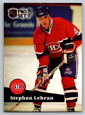 1991-92 Pro Set #120 Stephan Lebeau