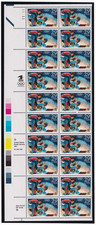 Scott #2619 29¢ Summer Olympic Baseball Plate Block of 20 Stamps MNH UL in mount