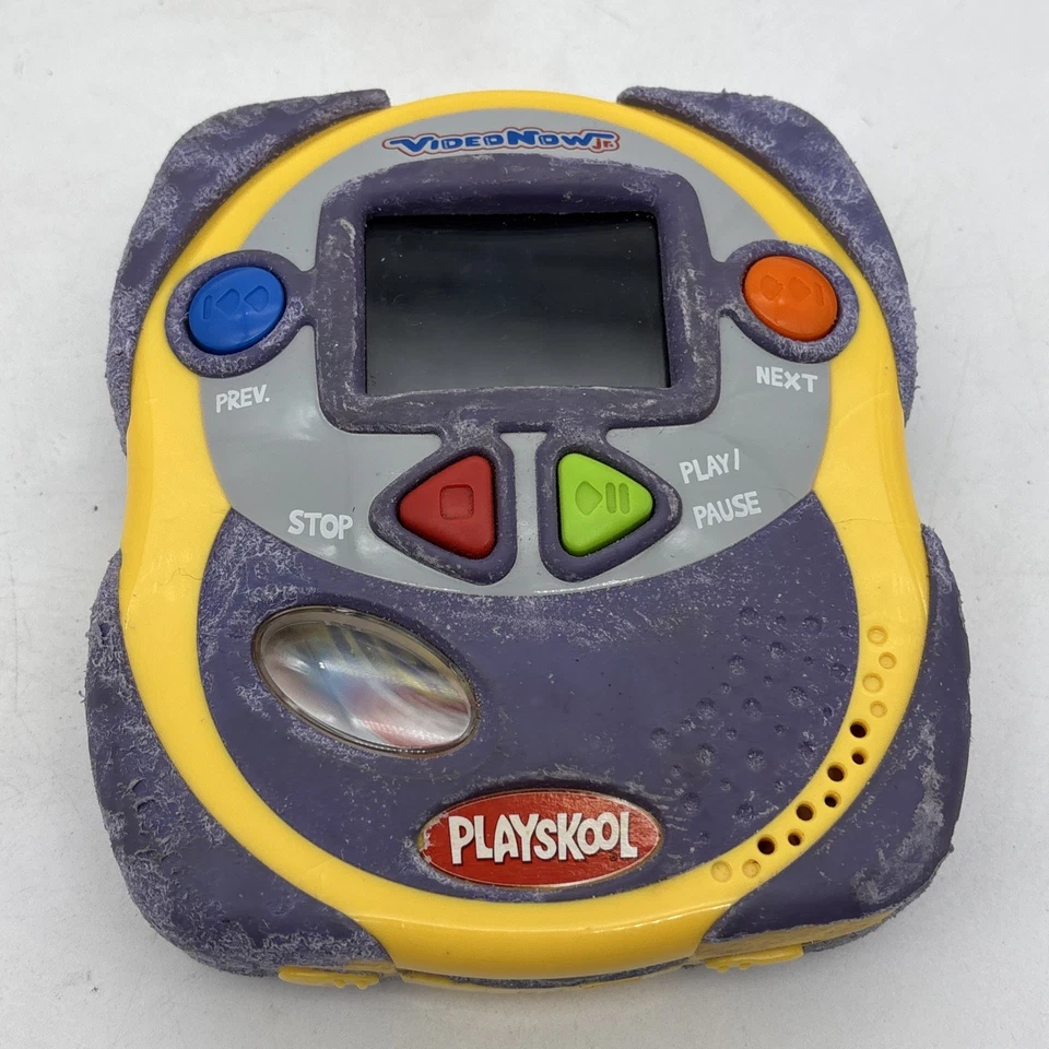 Reproductor de video personal para niños Playskool Video Now Jr 2004 probado funciona feomente agrietado Foto 3 de 4