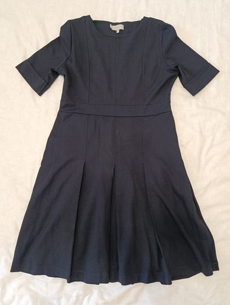 Women Hobbs Dress Navy Knit 42