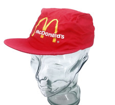 McDonalds Fastfood Vintage Werbung Mütze Cap 90er Jahre Merchandise ONE SIZE
