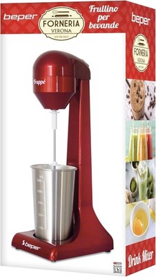 Beper Bp.690 Smoothie für Smoothie Kalter Kaffee Milchshake und Cocktails 2 Geschwindigkeiten C