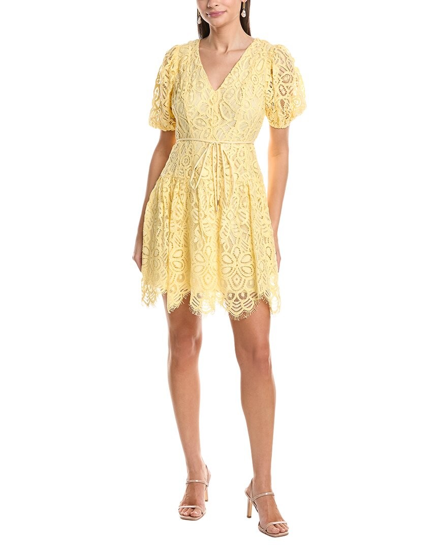 chinese dress ladies Anne Klein Side Ruched Mesh Midi Dress main image 0