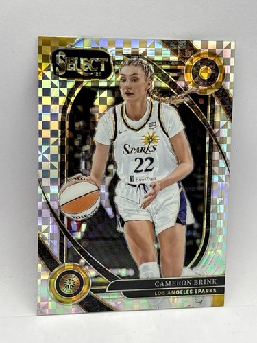 2025 Panini Select WNBA #209 Cameron Brink Courtside Checkerboard Prizm RC