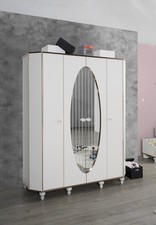 Designerska szafa Szafy Szafka Pokój młodzieżowy Meble Drewno Luksus