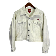 Dickies Womans Corduroy Cropped Jacket Size M...