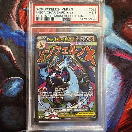 PSA 9!!! Mega Charizard X ex 023 UPC Promo