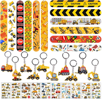 Construction Party Kindergeburtstag Mitgebsel, Baustelle Schnapparmband, Bagger