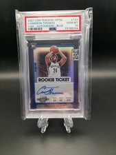 2021-22 Panini Contenders Optic - RC Ticket Variation Cameron Thomas /35 PSA 10