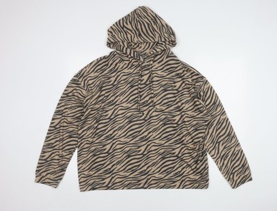 Beloved Damen Pullover Hoodie beige 2XL Animal Print