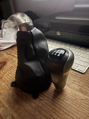 #ad OEM 2006 2011 LX DX EX 2dr 4dr Honda Civic Shift Knob 5 Speed Black Leather New $33.00