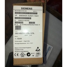 SIEMENS NEW 6SE6420-2UD21-1AA1 6SE6420-2UD21-1AA1 MM 420 380-480V Fast Shipping