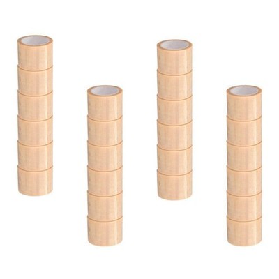 24 Rls Clear PVC Carton Sealing Tape 2.83'' x 55 Yds Strong Packing Tape 2.1 Mil