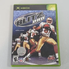 NFL Blitz Pro (Microsoft Xbox, 2003) Tested And Working With Manual