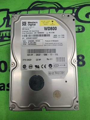 Western Digital 80GB WD800BB-75CAA0 PATA IDE 3.5'' Desktop HDD Hard Disk Drive