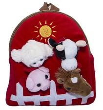 Farm Animals in Horse Stable Backpack 11" by Unipak