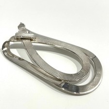 HERMES Money Clip Vintage AG800 Silver 60x40mm Men's accessories w/Box