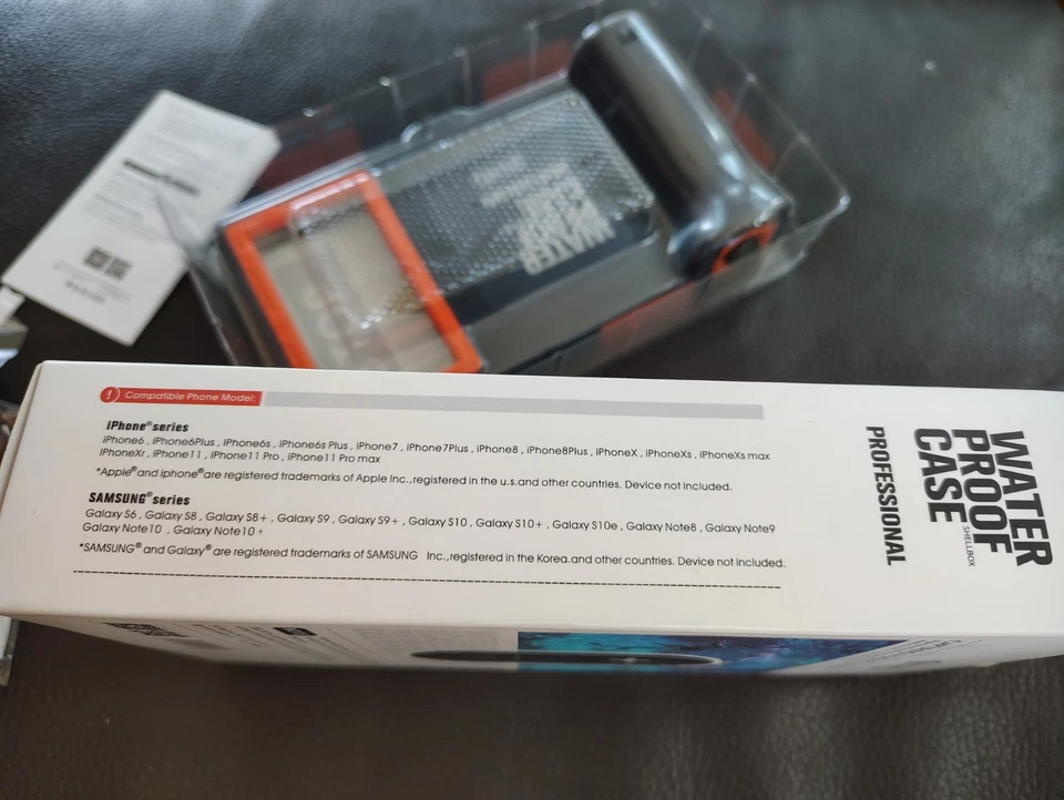 NEW ShellBox Waterproof Phone Diving Case for Apple & Samsung Devices 15m/50ft - Image 3 of 4