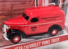 Greenlight 1/64 Chevrolet Panel Truck 1939 Phillips 66 Diecast Model Car
