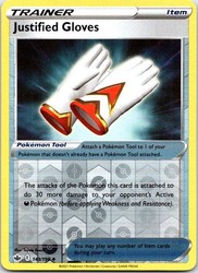 Justified Gloves 143/198 Chilling Reign Reverse Holo Uncommon Pokemon TCG