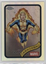 2025 Topps Chrome Marvel Comics Refractor Cannonball #51 0xh3