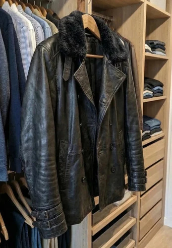 Leon S. Kennedy RE9 Black Leather Jacket Resident Evil Requiem Inspired Cosplay image 4