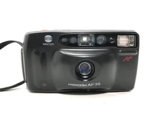 Minolta Freedom AF35 Auto-Focus Black Point & Shoot 35mm Film Camera - Works