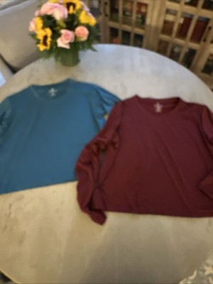 Realessentials Dry-fit Longsleeve Scrub Under Shirt Bundle Size XL Lot of 2 NWOT