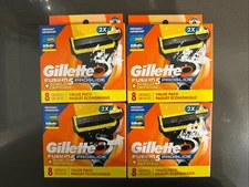 New Lot Of 4 Gillette Fusion5 Pro Shield Defense Razor Blades-32 Cartridges