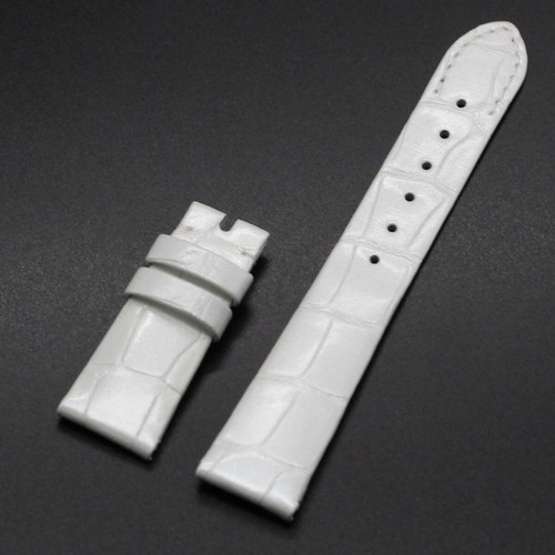 Genuine New Patek Philippe White 17mm Ladies Watch Strap Part #632