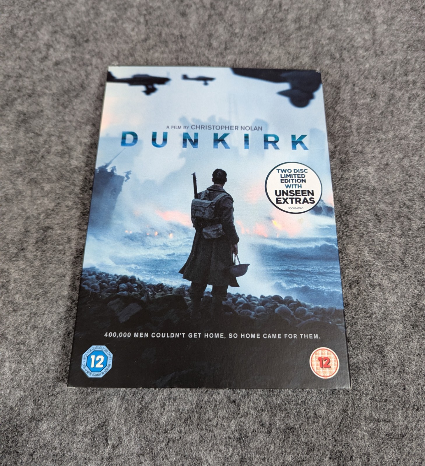 Dunkirk DVD (2017) (With Slipcover ) Tom Hardy - New & Sealed