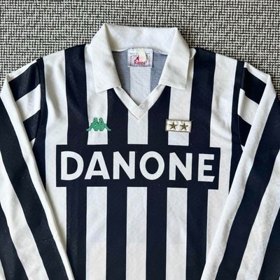 Juventus 92/94 Home Kappa Jersey Rare Long Sleeve FS