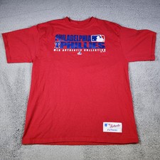 Philadelphia Phillies Majestic Shirt Large MLB Baseball Authentic Collection