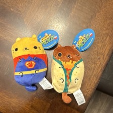 Cats vs Pickles Super Cat  Taco Cat Beanbag Plush Set for Ages 3 Years  Up