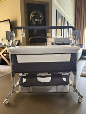 Electric Shaker Bedside Sleeper Model 601 Gray White, Foldable, Portable