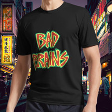 Nuova maglietta Bad Brains Active maglietta logo divertente taglia dalla S alla 5XL