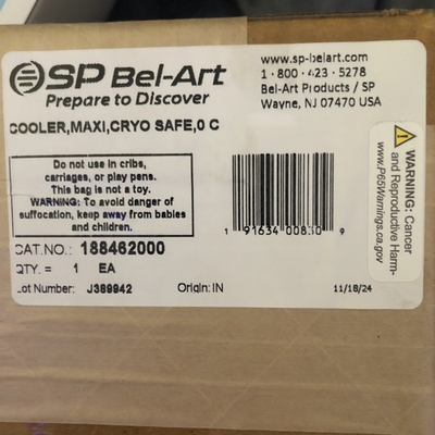 #ad #ad SP Bel Art Cryo Safe Maxi Cooler designed to maintain a temperature of 0°C $298.00