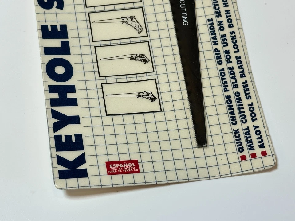 NOS Great Neck USA No. 87 Keyhole Saw, 4-Position, 24 TPI Metal Cutting Blade - Image 4 of 4