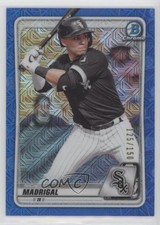 2020 Bowman Chrome Prospects Mega Box Blue Mojo Refractor Nick Madrigal 00gy