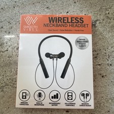 Wireless Neckband Headset With Noise Reduction Clear sound And Hands Free