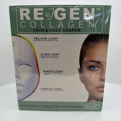 Re-Gen IGIA Facial LED Light Therapy Mask 7 Settings Collagen Production Sealed