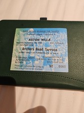 Saints V Aston Villa,04/09/1982 Ticket Stub