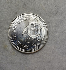 PORTUGAL  1000 ESCUDOS 1994 BU LARGE SILVER COMMEMEMORATIVE COIN  ( stock# 58)