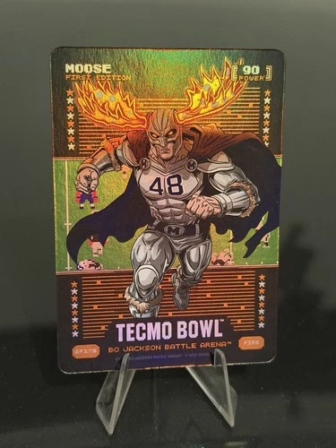 2026 Bo Jackson Battle Arena Tecmo Bowl MOOSE Battlefoil FIRE Daryl JOHNSTON