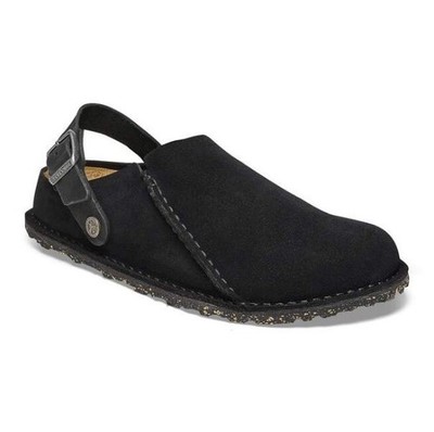 Birkenstock Lutry Premium Suede Clog Convertible Strap Cork Footbed Comfort NEW