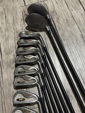 Mixed Golf Club 2 Sets And Bag. Number of Clubs: 17 Clubs Balls And Tees Dunlop